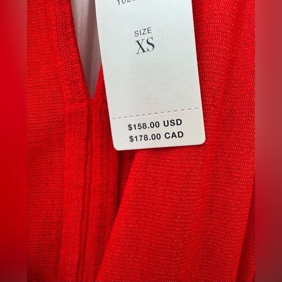 Anthropologie Deep V-Neck Ruched Mesh Mini Dress - Picture 12 of 12